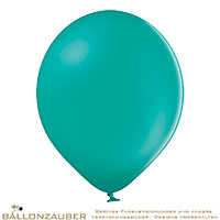 Latexballon Rund Türkis Farbe 013 Standard/Pastell Ø30cm = 11inch Umf. 95cm
