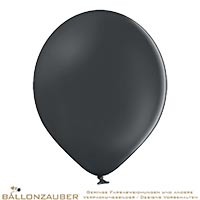 Latexballon Rund Grau Dunkelgrau Farbe 151 Standard/Pastell Ø30cm = 11inch Umf. 95cm