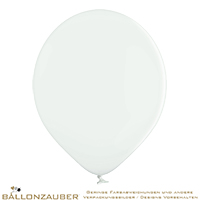 Latexballon Rund weiß metallic Ø30cm = 12inch Umf. 95cm