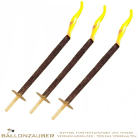 Wachsfackel ca. 40cm-Fackellänge +Griff Brenndauer ca. 45min nur für Aussen
