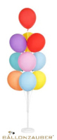 Ballonständer Fontäne Bausatz f. 13 Ballons Kunststoffständer weiss