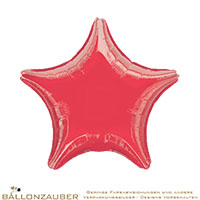 Folienballon Stern rot 48cm = 19inch