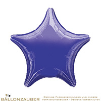Folienballon Stern lila 48cm = 19inch