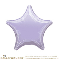 Folienballon Stern flieder 48cm = 19inch Ballon Luftballon