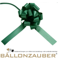 Schleifen-Zugband Ziehschleife 30mm Dekoschleife für Verpackungen Hochzeit Schleifen Zugband Grün / Dunkelgrün