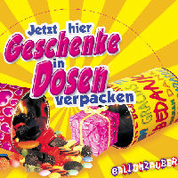 Etikett für Dose Dosenmaschine Geschenk-Dosen Etikett Banderole div