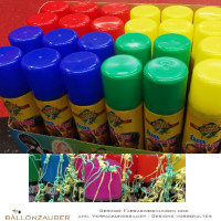 Luftschlangenspray Dose Streamers div. Farben möglich zum Sprühen von Luftschlangen