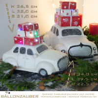 Auto mit Paketen ca. 40cm lang mit LED SALE 30%