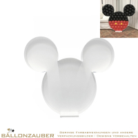 Mosaik-Rahmen Ballondekoration 100cm Mickey Kopf zum Selbstgestalten