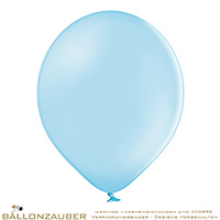 Latexballon Rund Blau Hellblau Farbe 003 Standard/Pastell Ø30cm = 11inch Umf. 95cm