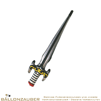 PVC aufblasbar Schwert grau, schwarz, silber, rot, gelb