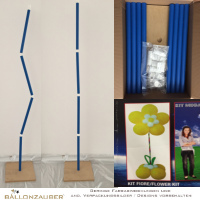 Ballonständer Bausatz Ballonsäule o. Blüte einfach optimal für Versand geeignet