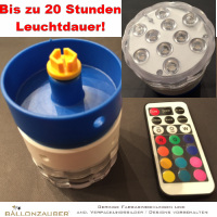 Ventil Ballonlicht LED mit Fernbedienung Beleuchtung für Riesenballons